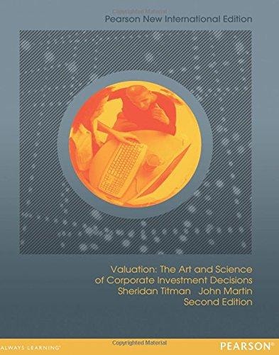 Valuation The Art and Science of Corporate Investment Decisions cover