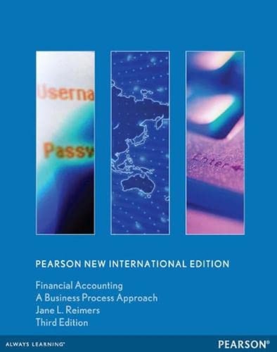 Financial Accounting A Business Process Approach cover