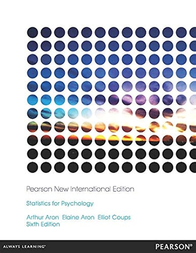 Statistics for Psychology cover