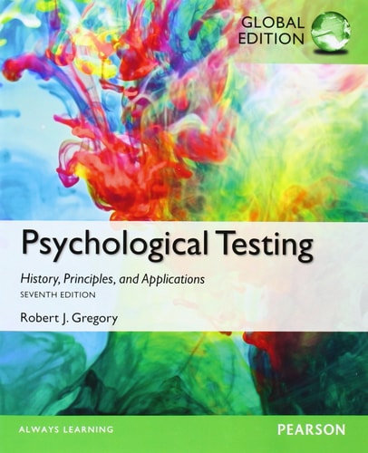 Psychological Testing History, Principles, and Applications cover