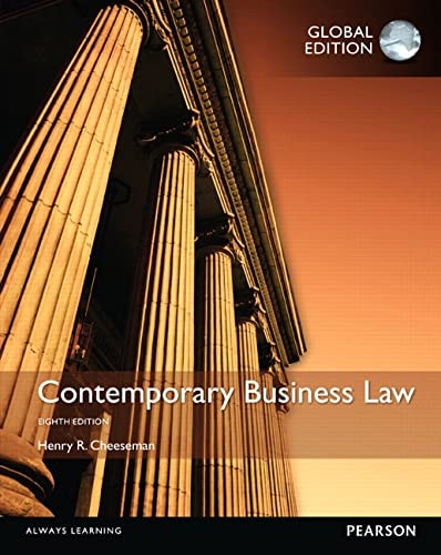 Contemporary Business Law cover