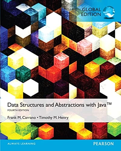 Data Structures and Abstractions with Java cover