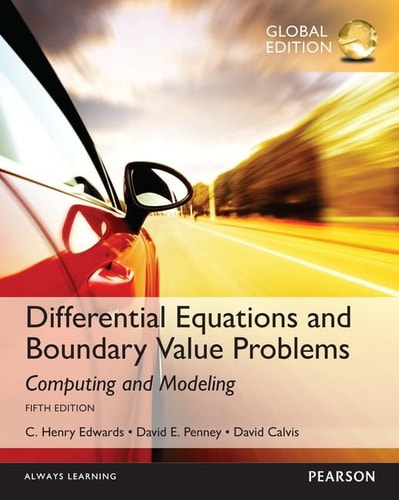 Differential Equations and Boundary Value Problems Computing and Modeling cover