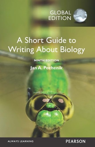A Short Guide to Writing about Biology cover
