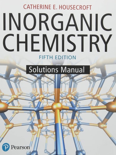Inorganic Chemistry Solutions Manual cover