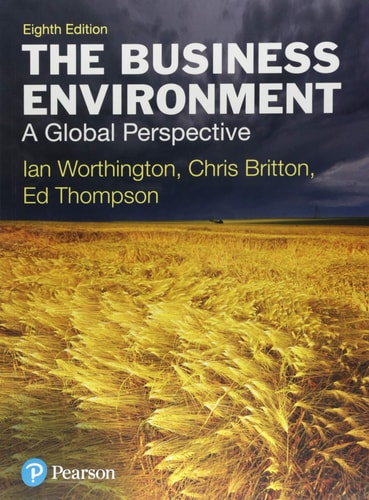 The Business Environment A Global Perspective cover