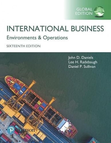 International Business Environments and Operations cover