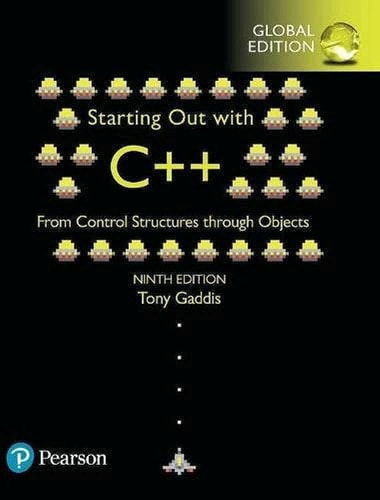 Starting Out with C++ From Control Structures Through Objects cover
