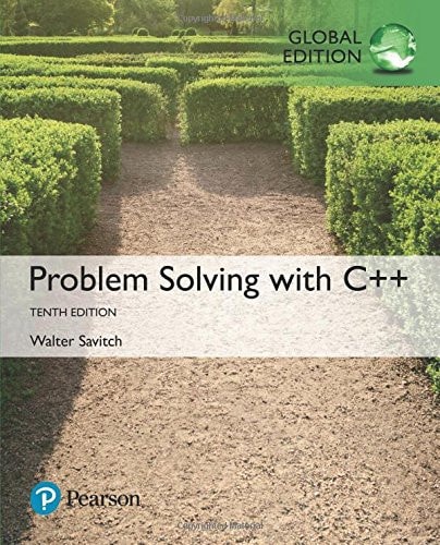 Problem Solving with C++ cover