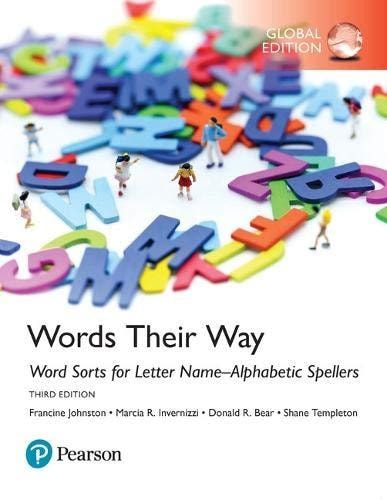 Words Their Way Word Sorts for Letter Name-alphabetic Spellers cover