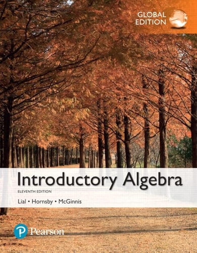 Introductory Algebra, Global Edition cover