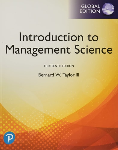 Introduction to Management Science cover