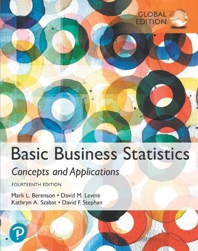 Basic Business Statistics Concepts and Applications cover