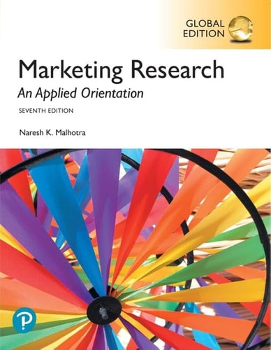 Marketing Research An Applied Orientation cover