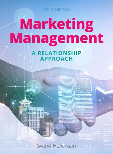 Marketing Management A Relationship Approach cover