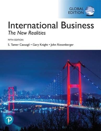 International Business The New Realities cover