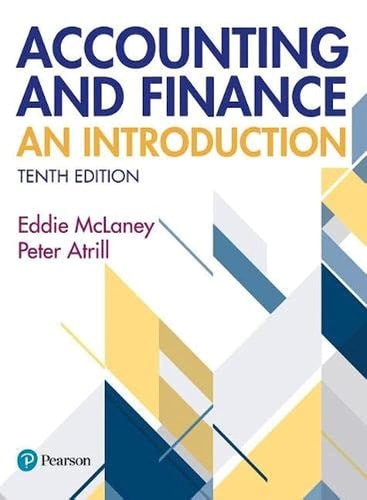Accounting and Finance An Introduction cover