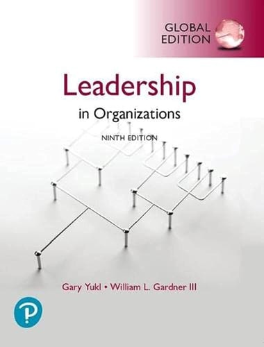 Leadership in Organizations cover