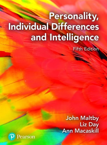 Personality, Individual Differences and Intelligence cover