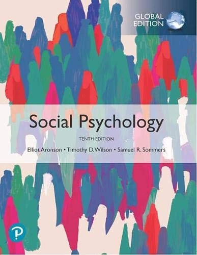 Social Psychology, Global Edition cover