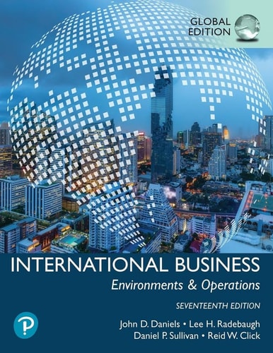 International Business Environments and Operations cover