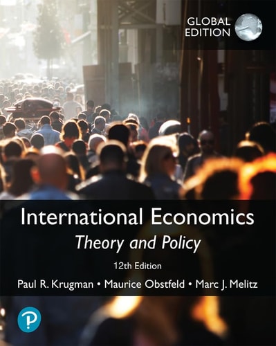 International Economics Theory & Policy cover