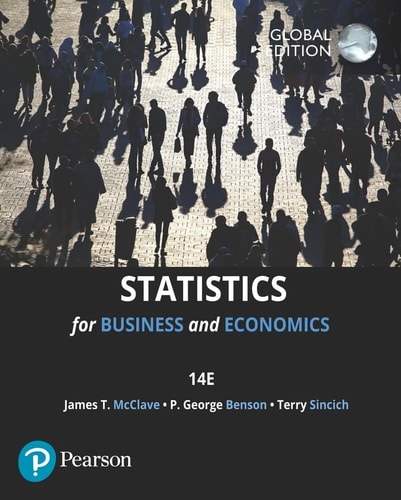 Statistics for Business and Economics cover