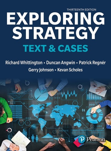 Exploring Strategy Text and Cases cover