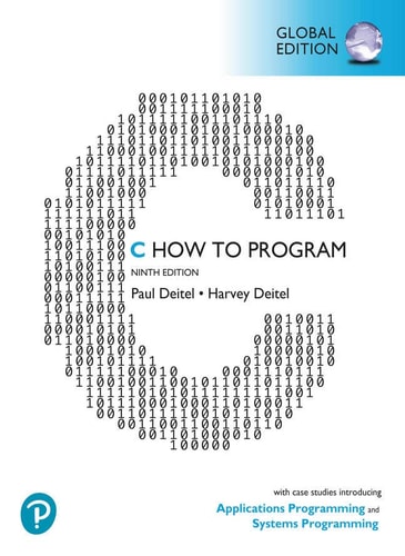 C how to Program With Case Studies Introducing Applications Programmung and Systems Programming cover