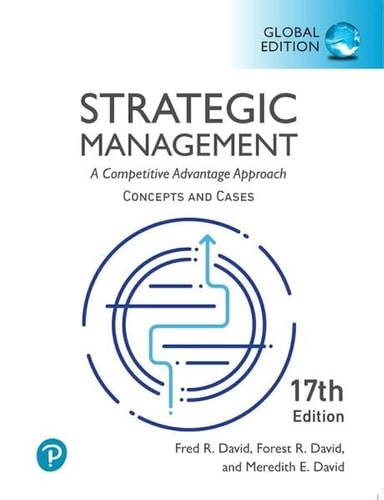 Strategic Management Concepts and Cases : a Competitive Advantage Approach cover