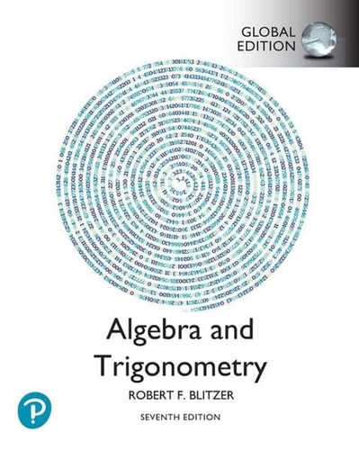 Algebra and Trigonometry, Global Edition cover