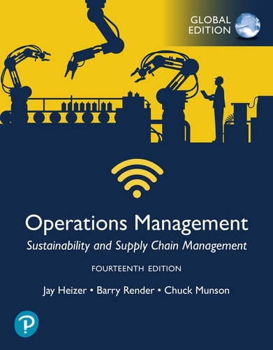 Operations Management Sustainability and Supply Chain Management cover