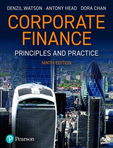 Corporate Finance Principles and Practice cover
