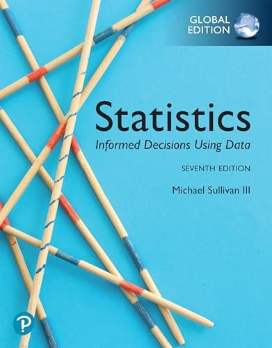 Statistics: Informed Decisions Using Data, Global Edition cover