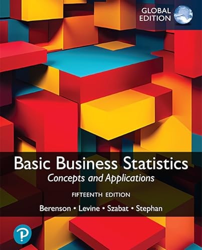 Basic Business Statistics -- Global Edition cover