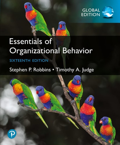 Essentials of Organizational Behavior, Global Edition cover