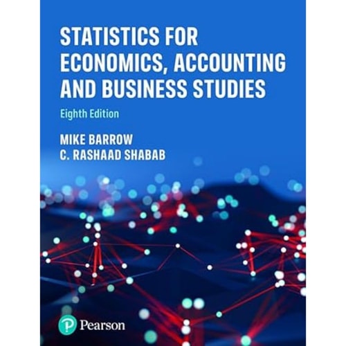Statistics for Economics, Accounting and Business Studies cover