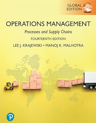 Operations Management Processes and Supply Chains cover