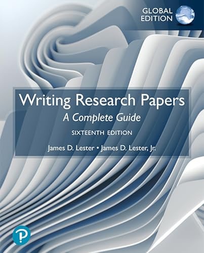 Writing Research Papers: a Complete Guide, Global Edition cover
