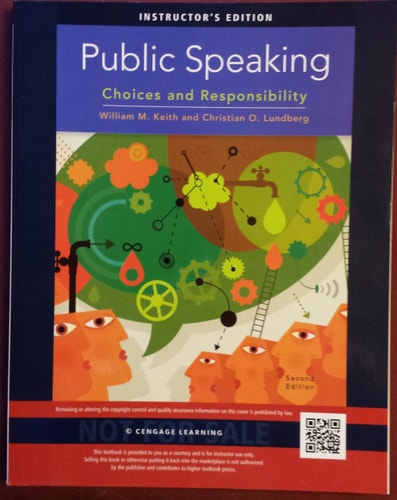 Public Speaking: Choices and Responsibility cover