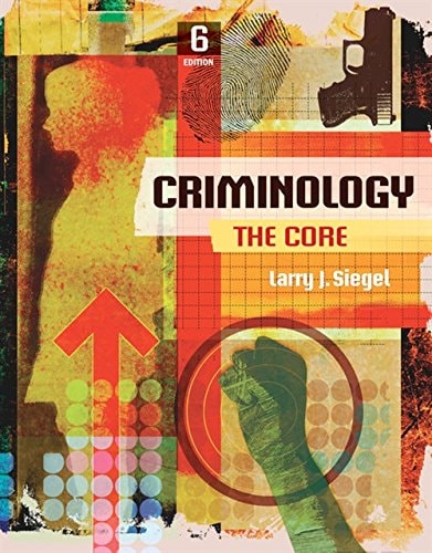Criminology: The Core cover