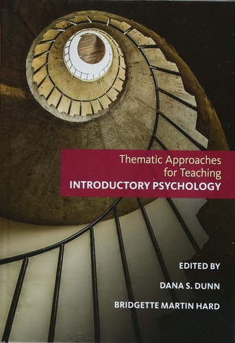 Thematic Approaches for Teaching Introductory Psychology cover
