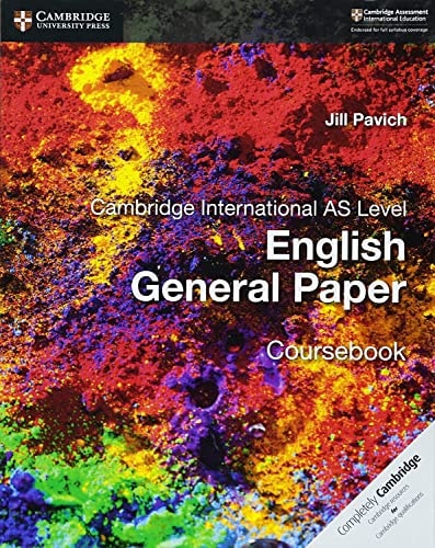 Cambridge International AS Level English General Paper Coursebook cover