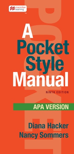 A Pocket Style Manual, APA Version cover