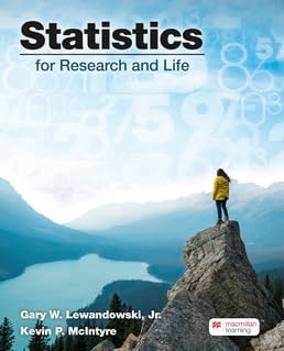 Statistics for Research and Life cover