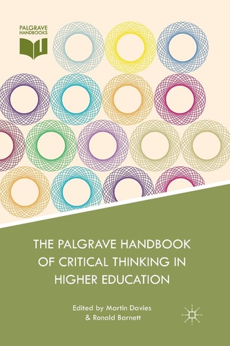 The Palgrave Handbook of Critical Thinking in Higher Education cover