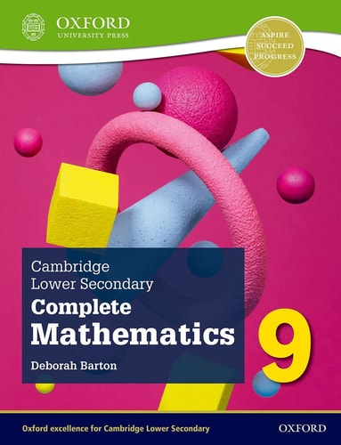 NEW Cambridge Lower Secondary Complete Mathematics 9: Student Book (Second Edition) cover
