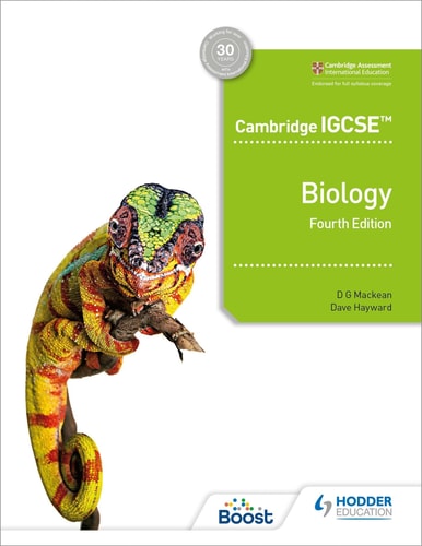 Cambridge IGCSE(tm) Biology 4th Edition Hodder Education Group cover