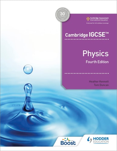 Cambridge IGCSE(tm) Physics 4th Edition Hodder Education Group cover