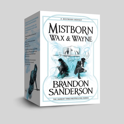 Mistborn Quartet Boxed Set The Alloy of Law, Shadows of Self, The Bands of Mourning, The Lost Metal cover